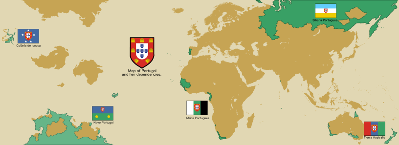 EU4 Portugal Map